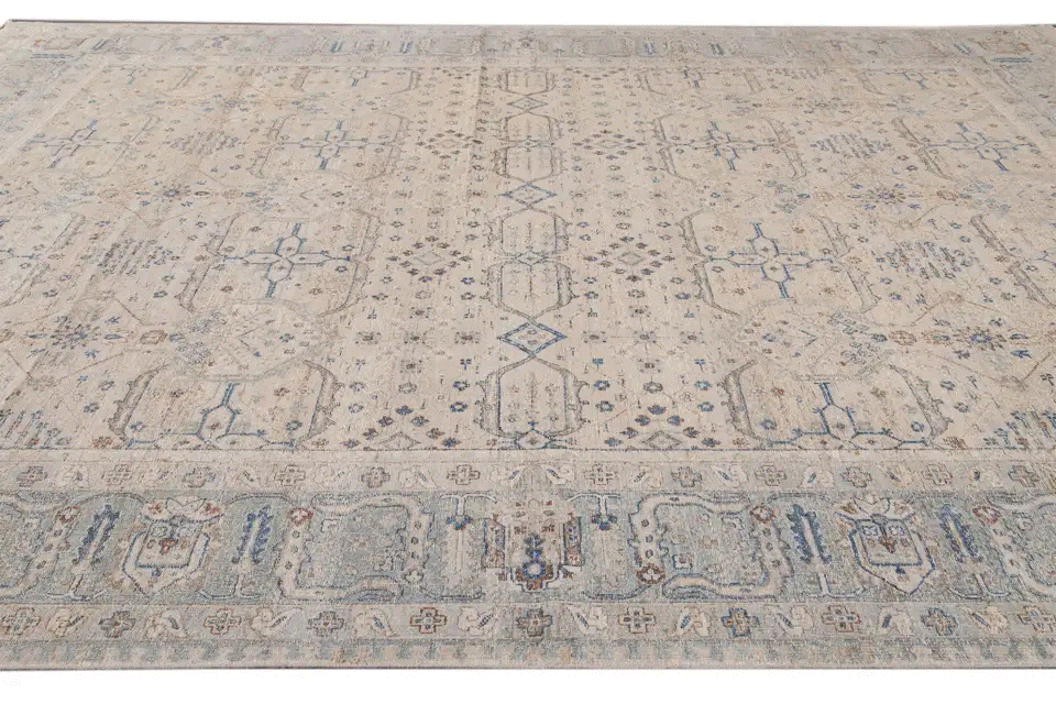 Tabriz-Style Wool Rug 12’ x 14’10