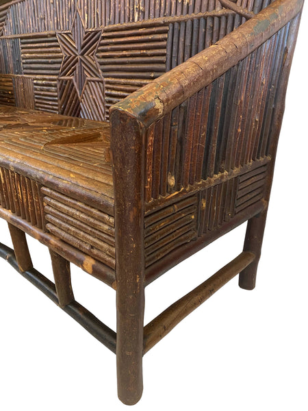 Adirondack Twig Bench – Catherine Macfee Interior Design